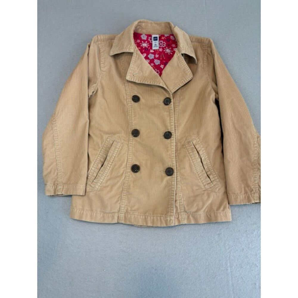Vintage 90's Gap Corduroy Brown Double Breasted Blazer Jacket Womens XL Pockets